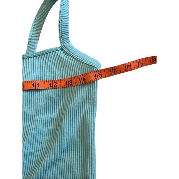 Colsie Ribbed Cropped Cami Tank Top Crop Workout Sleepwear - Picture 7 of 9